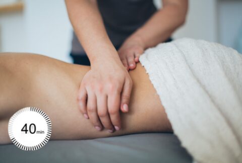 40. minútová masáž